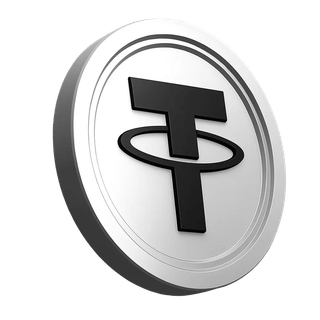 プラットフォーム情報セクションのTether USDTコイングラフィック